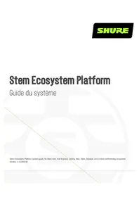 Notice SHURE STEM WALL Microphone