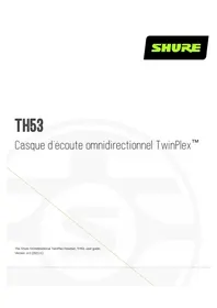 Notice SHURE TH53 Microphone