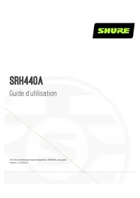 Notice SHURE SRH440A Ecouteur