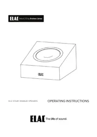Notice ELAC DEBUT 2.0 DA42 Haut-parleur