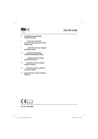 Notice For_Q FQ-HW 3.200 Pompe