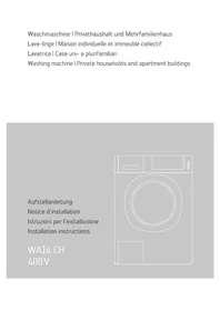 Notice Schulthess SUPERFORTE 740 Machine à laver