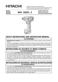 Notice HiKOKI WH10DFL2 Perceuse