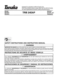 Notice HiKOKI TRB24EAP Souffleur