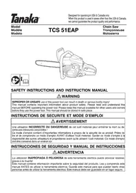 Notice HiKOKI TCS51EAP Scie