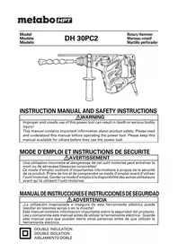 Notice HiKOKI DH30PC2 Marteau