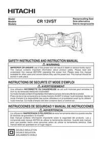 Notice HiKOKI CR13VST Scie