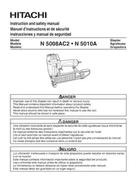 Notice HiKOKI N5008AC2 Agrafeuse