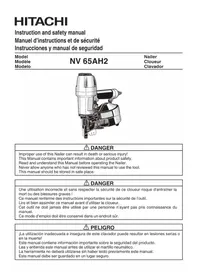 Notice HiKOKI NV65AH2 Agrafeuse