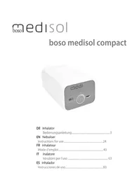Notice BOSO MEDISOL COMPACT Inhalateur