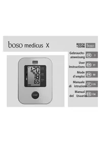 Notice BOSO MEDICUS X Tensiomètre