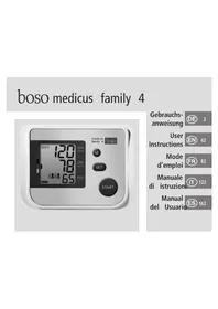 Notice BOSO MEDICUS FAMILY 4 Tensiomètre