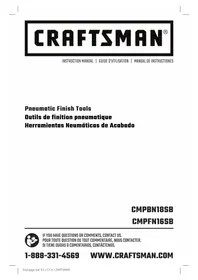 Notice Craftsman CMPFN16SB Agrafeuse