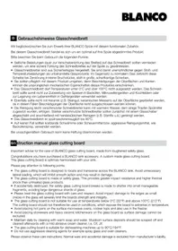 Notice BLANCO ZEROX 180-IF/N évier