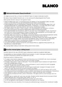 Notice BLANCO CLARON 550-T-IF/N évier