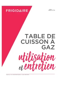 Notice FRIGIDAIRE GCCG3648AB Cuisinière