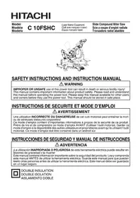 Notice HiKOKI C10FSHC Scie