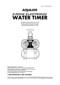 Notice Aqua Joe AJ-ET2Z-AQU Programmateur d'arrosage