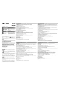 Notice EPSON TM-T20IIIL Imprimante d'étiquettes