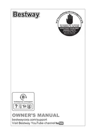 Notice BESTWAY HYDRO-FORCE 15180 Piscine hors sol
