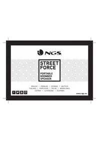 Notice NGS STREET FORCE Station d'acceuil