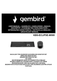 Notice Gembird KBS-ECLIPSE-M500 Clavier