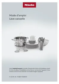 Notice MIELE G 5482 SCVI SL ACTIVE Lave-vaisselle