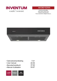 Notice INVENTUM AKO6015ZWA Hotte