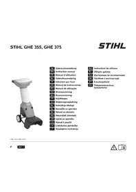 Notice STIHL GHE 375 Rabot