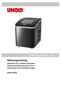 Notice UNOLD FREEZE 48935 Machine à glaçons