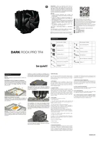 Notice Be Quiet! DARK ROCK PRO TR4 Système de refroidissement pour ordinateur portable