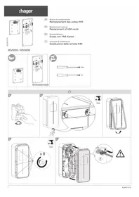 Notice HAGER XEVS030 Commutateur