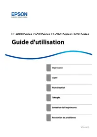 Notice EPSON ECOTANK L3266 Imprimante