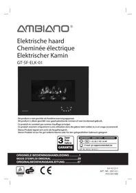 Notice Ambiano GT-SF-ELK-01 Cheminée
