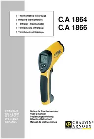 Notice CHAUVIN ARNOUX C.A 1864 Thermomètre