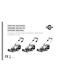Notice Cramer 82LM46SX Tondeuse à gazon