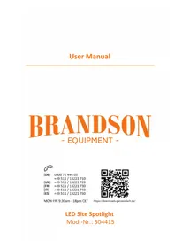 Notice Brandson 304415 Éclairage