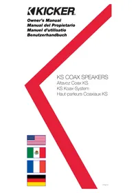 Notice KICKER 51KSC6904 Haut-parleur voiture