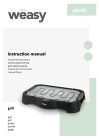 Notice Wëasy GBE40 Plaque de grill