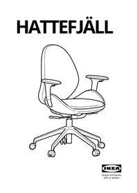 Notice IKEA HATTEFJÄLL 905.389.73 Chaise de bureau