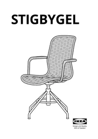 Notice IKEA STIGBYGEL 005.711.94 Chaise de bureau