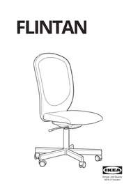 Notice IKEA FLINTAN 705.925.55 Chaise de bureau