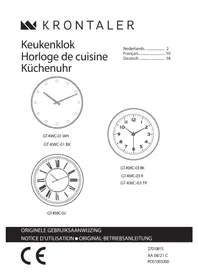 Notice Krontaler GT-KWC-02 Horloge