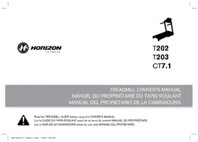 Horizon Fitness T203 - Rueda de andar