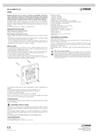 Notice Vimar 03840 Système d'alarme
