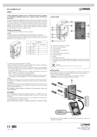 Notice Vimar 03834 Système d'alarme