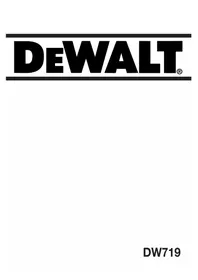 DEWALT DW719 - Testere