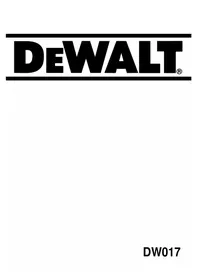 DEWALT DW017 - Testere
