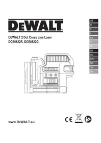 Notice DEWALT DCE0822G Pointeur laser