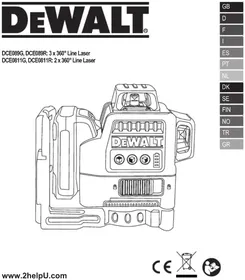 Notice DEWALT DCE0811R Pointeur laser
